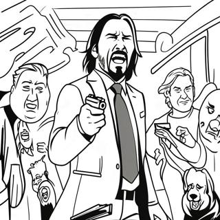 Pagina Para Colorir Do John Wick Em Acao 33402-17599