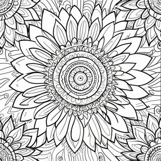 Pagina Para Colorir Do Mandala Colorida Da Pena De Peru 33412-17607