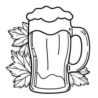 Pagina Para Colorir De Caneca De Cerveja Divertida Do Oktoberfest 33532-17702