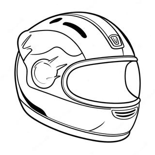 Pagina Para Colorir De Capacete De Corrida Legal 33732-17863