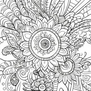 Pagina Para Colorir De Mandala Boho Cigano 33741-17866