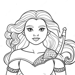 Pagina Para Colorir Da Merida 3379-2747