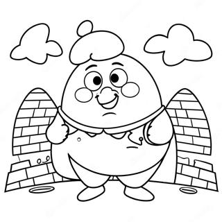 Humpty Dumpty Páginas Para Colorir