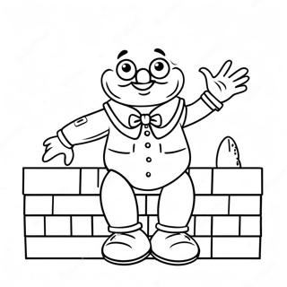 Pagina Para Colorir Do Humpty Dumpty Sentado Em Um Muro 33813-17918