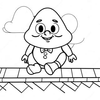 Pagina Para Colorir Do Humpty Dumpty Sentado Em Um Muro 33813-17919