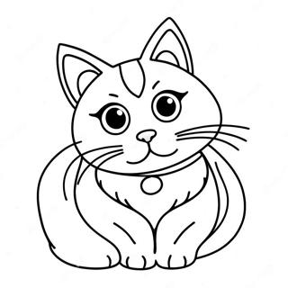 Pagina Para Colorir Do Gato Calico 33872-17960