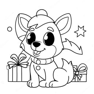 Pagina Para Colorir Do Bluey De Natal 3389-2756