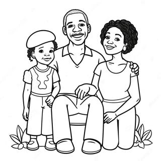 Pagina Para Colorir Familia Afro Americana Juntas 33903-17987