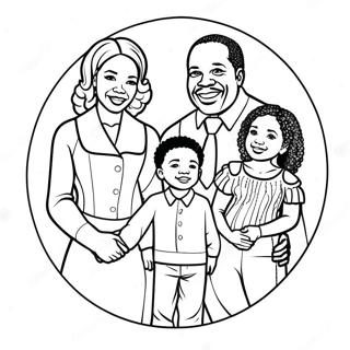 Pagina Para Colorir Familia Afro Americana Juntas 33903-17988