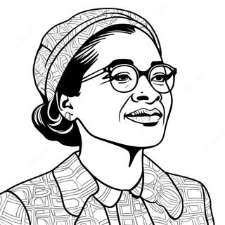 Rosa Parks Páginas Para Colorir