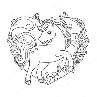 Pagina Para Colorir Coracao De Unicornio 34032-18086