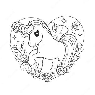 Pagina Para Colorir Coracao De Unicornio 34032-18088