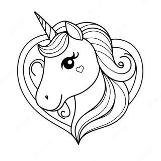 Pagina Para Colorir Coracao De Unicornio 34032-28285