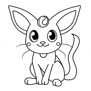 Espeon Páginas Para Colorir