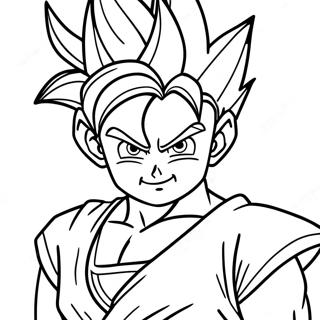 Pagina Para Colorir Do Goten Em Forma De Super Saiyajin 34283-28491