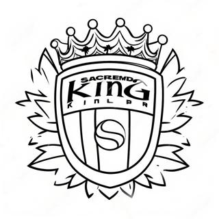 Pagina Para Colorir Do Logo Dos Sacramento Kings 34323-28597