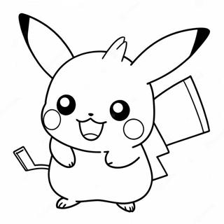 Pagina Para Colorir Do Pikachu Adoravel 34333-28605