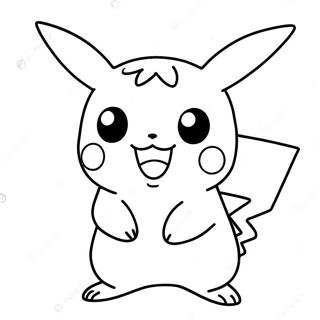 Pagina Para Colorir Do Pikachu Adoravel 34333-28606