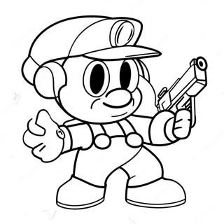 Pagina Para Colorir Da Aventura Do Personagem Smg4 34443-28694