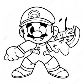 Pagina Para Colorir Da Aventura Do Personagem Smg4 34443-28695