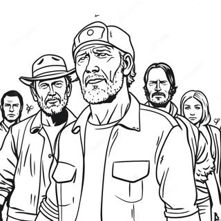 Pagina Para Colorir Do Walking Dead 34482-28723