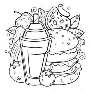 Pagina Para Colorir De Comida E Bebida 34522-28755