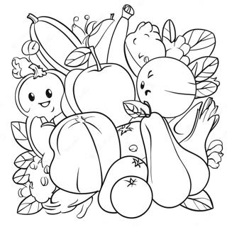 Pagina Para Colorir De Frutas E Vegetais Coloridos 34523-28757