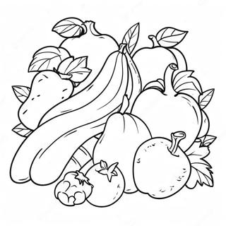 Pagina Para Colorir De Frutas E Vegetais Coloridos 34523-28758