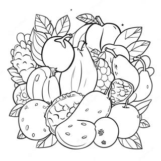 Pagina Para Colorir De Frutas E Vegetais Coloridos 34523-28759