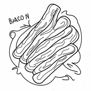 Bacon Páginas Para Colorir