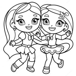 Pagina Para Colorir Dos Personagens Do Lolirock Dancando 34713-28910