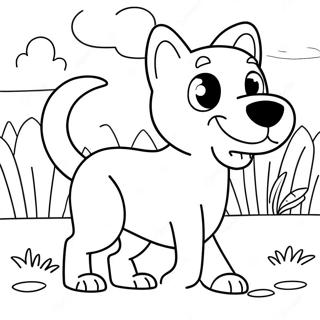 Pagina Para Colorir Do Max O Cachorro Brincando De Buscar 34733-28926