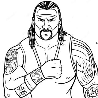 Pagina Para Colorir Wwe 34822-28995