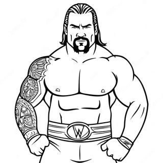 Pagina Para Colorir Wwe 34822-28996