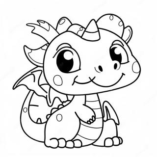 Pagina Para Colorir Dragao Kawaii Fofo 34853-29010