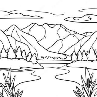 Pagina Para Colorir Paisagem De Montana 34883-29035