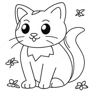 Gato Pokemon Páginas Para Colorir