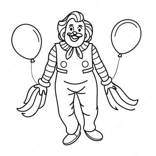 Paginas Para Colorir Do Ronald Mcdonald Feliz Com Baloes 34924-29069