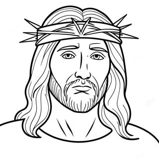 Paginas Para Colorir De Jesus Com Coroa De Espinhos 34944-29087