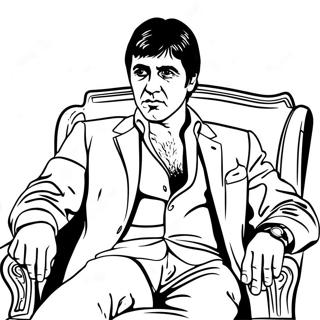 Scarface Páginas Para Colorir