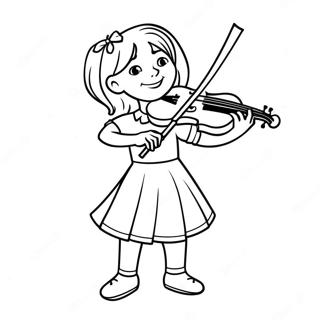 Pagina Para Colorir Da Annie Tocando Violino 34964-29106