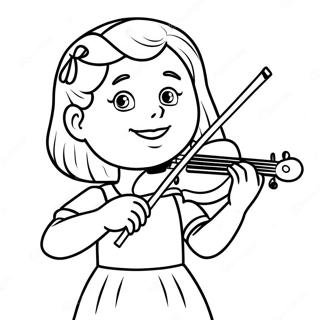 Pagina Para Colorir Da Annie Tocando Violino 34964-29107