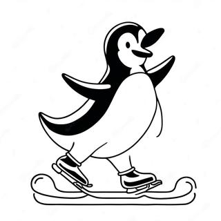 Pagina Para Colorir Do Pingu Patinando No Gelo 35024-29154