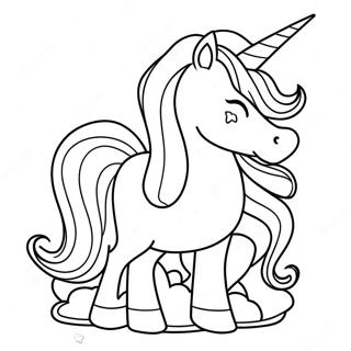 Pagina Para Colorir Unicornio De Pascoa Brilhante 35084-29203