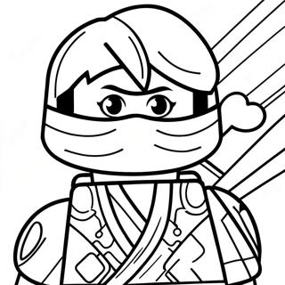 Zane Ninjago Páginas Para Colorir