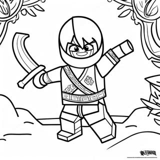 Pagina Para Colorir Zane Ninjago 35093-29206