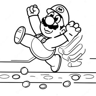 Pagina Para Colorir Super Mario Pulando Sobre Goomba 35134-29242