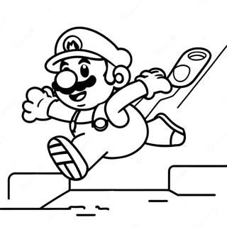 Pagina Para Colorir Super Mario Pulando Sobre Goomba 35134-29243