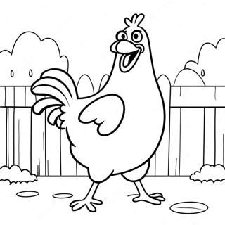 Pagina Para Colorir Chicken Run 35173-29270