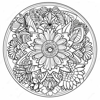 Pagina Para Colorir Do Mandala De Borboleta 35243-29326